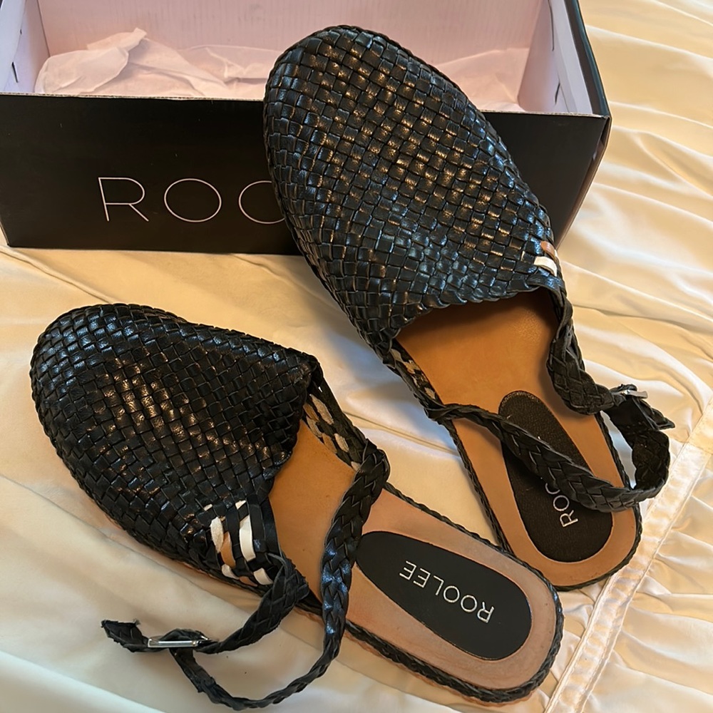 Roolee size 40 slip on sandal